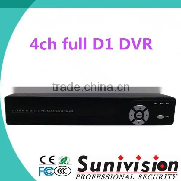 4CH CCTV H 264 DVR Network Support 3G WIFI and 4ch Full D1