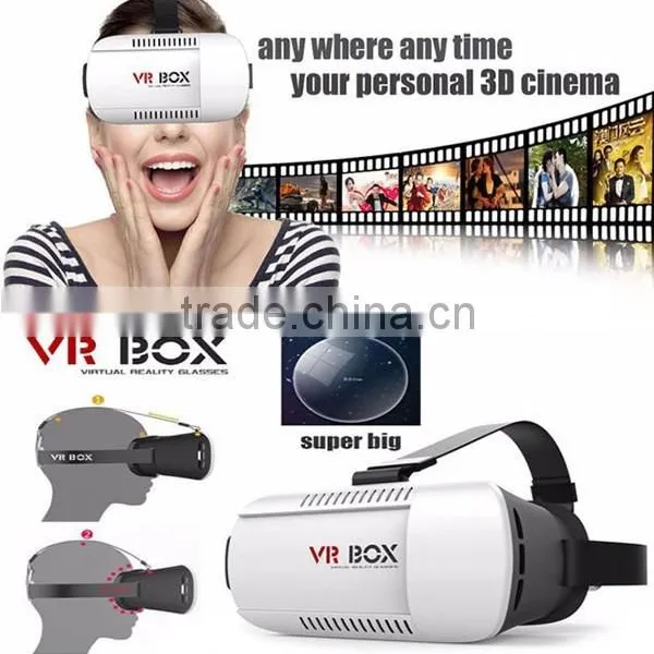 VR Box Headset Virtual Reality Glasses for 3D Movie Games