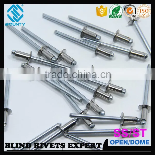 HOT SELLING HIGH QUALITY FACTORY OPEN END SS STEEL RIVET BODY STEEL ROD STEM BREAKSTEM POP RIVETS photo-5