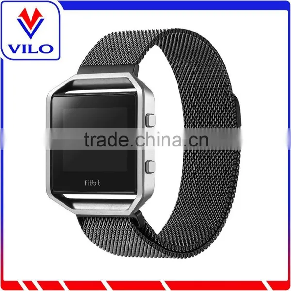 For Fitbit Watch Band, PhoneWatch Milanese Loop Stainless Steel Magnetic Clasp Bracelet Wrist Band Link Replacement Watch Strap photo-3