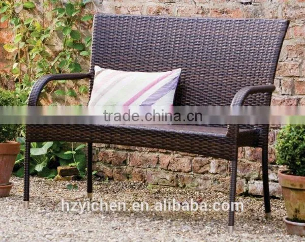 Hot Selling Stackable Outdoor Garden Wicker Rattan Sofa Chair