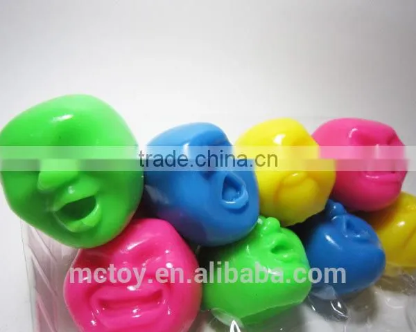 Sticky Toys Mood Face Toys Soft Stress Ball photo-2