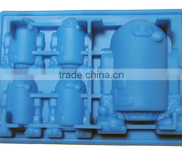 Chocolate Cookies Baking Mould Diy Tool Siliconea R2-D2 Cocktails Ice Cube Mold Tray Bar Party Drink SQ150 photo-3
