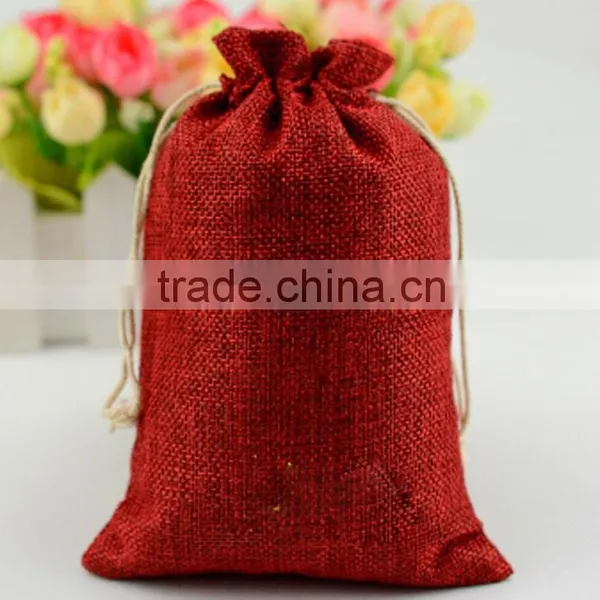 New Design Natural Jute Pouch With Cotton Rope China Supplier photo-2