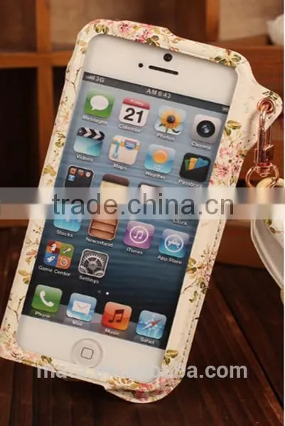 Fashionable Painting PU Leather Case With Sliding For Iphone 6 photo-4