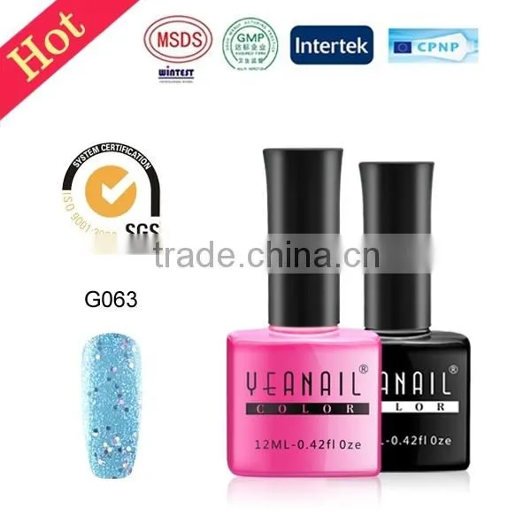Beauty Show YEANAIL High-shine Durable and Soak off 3 Step Gel Polish, Nail Polish, Led uv Gel