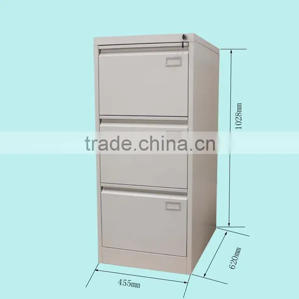 Office Vertical 3 Drawer Metal File Cabinet for Folders Supplier's Choice photo-2