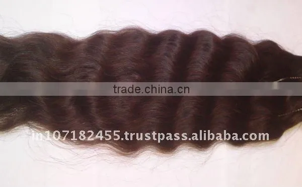 Natural Virgin Body Wavy Indian Hair