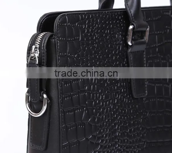 Wholesale Price Briefcase Men's Luxury Briefcase Crocodile Leather Briefcase photo-6