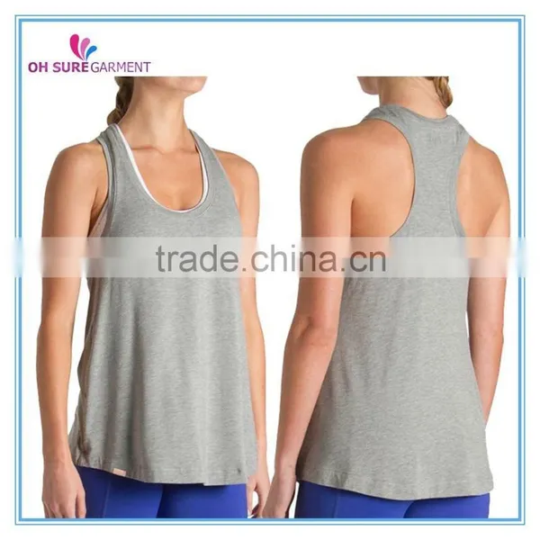 100% Cotton Womens Singlet, Women Racer Back Top, Custom Tank Top