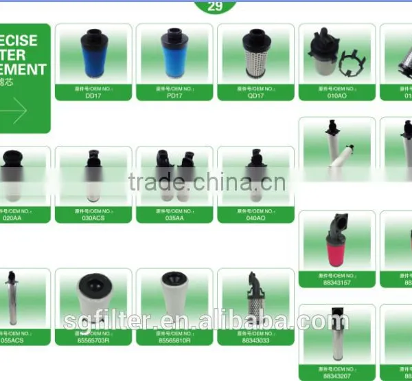 High Efficiency Replacement Hepa Filter Oil Separator for Excavator for Diesel Generator photo-3