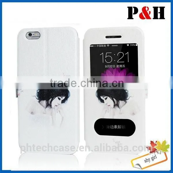 Hot Selling Facotry Wholesale for Iphone 6 Ultra Slim Leather Case photo-3