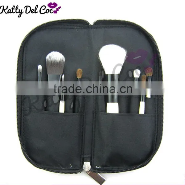 7pcs Oem Makeup Brush Set Goat Hair Wood Handle photo-3