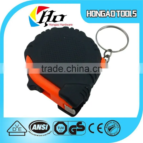 1M/6mm Printing Logo ABS Case Mini Measure Tape for Key Chain With One Stop photo-3