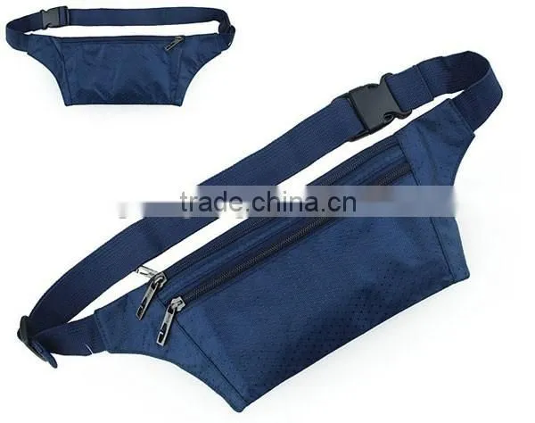 Fashion Cheap New Sport Waist Blue Black Wallet Outside Pockets QB004 photo-3