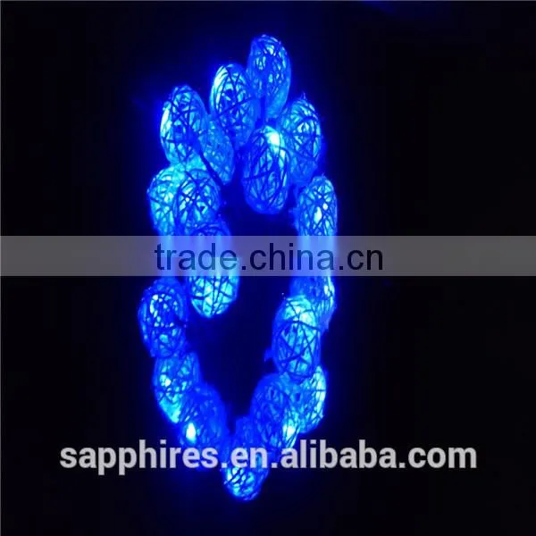 20L Led Solar String Light With Pendants--colorful Sepa Takraw photo-2