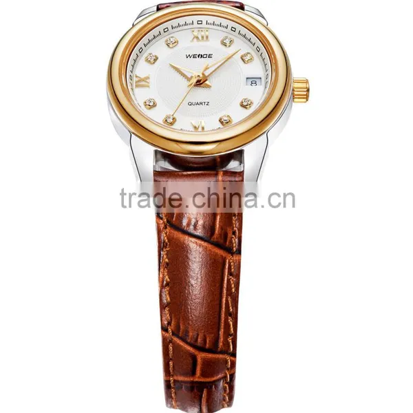 WEIDE Brand Original Watch Wholesale Custom Watches Luxury Lady Gold Watch photo-4