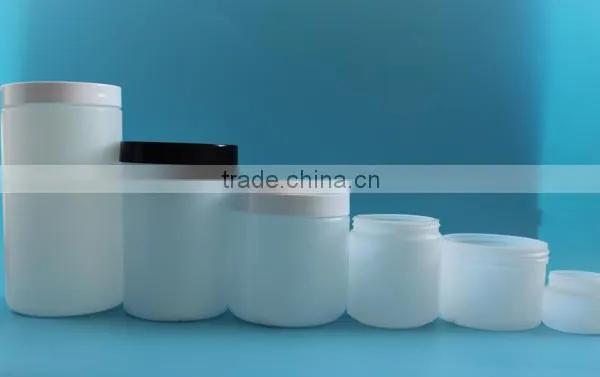 500ml Large Wide Mouth HDPE PE Plastic Jar Container for Cosmetic Packaging photo-4