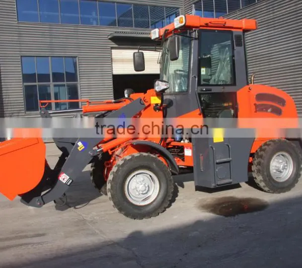 China Cheap Construction Machine 1t Mini Wheel Loader With Electric Joystick