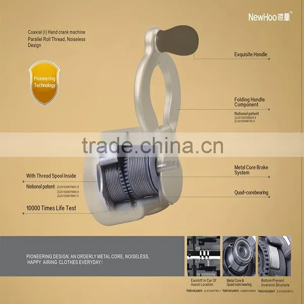 Eco-Friendly Manual Clothes Drying Rack Hanger photo-3