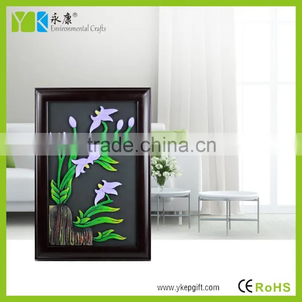 2016 Orchid Modern Home Made Decorative Handicraft Wall Hanging for Formadehyde Removal photo-3