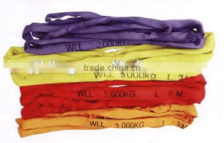 Double Ply Polyester 10 Ton 7:1 Safety Polyester Round Sling photo-6