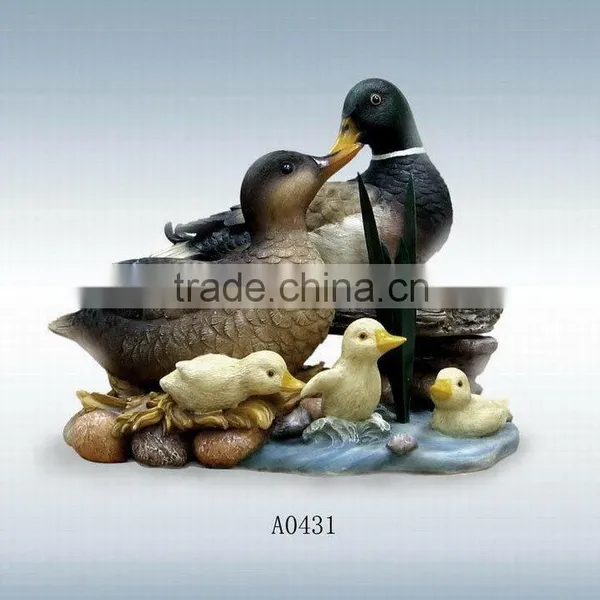 Polyresin Mandarin Duck