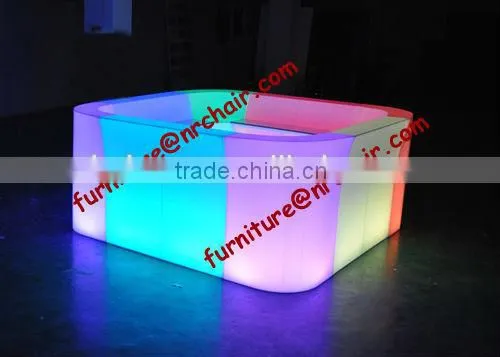 Acrylic Material Led Bar Table Counter Nightclub Bar Furniture photo-6
