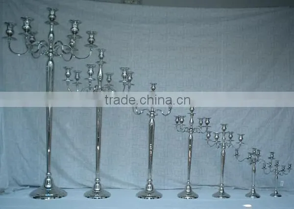 Silver Candelabra,gold Crystal Candelabra,whole Sale Wedding Black Candelabra photo-4