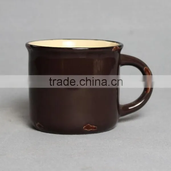 Brown Ceramic Mug Handmade Products Gift