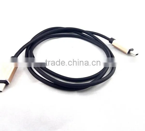2015 Hot Sale USB 3.1 TYPE C Male to USB 3.1 TYPE C Male Slim White Cable photo-3