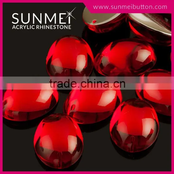 Taiwan Free Sample Sewing Acrylic Flat Back Crystal Rhinestone for Woman Clothes photo-2