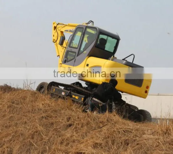 Agriculture Project 4wd 8ton Wheel Crawler Excavator Excavator Bucket photo-3