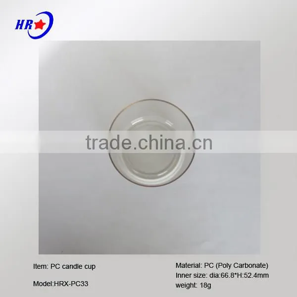HRX-PC33 TRANSPARENT PC CUP OF TEALIAGHT CANDLE photo-2