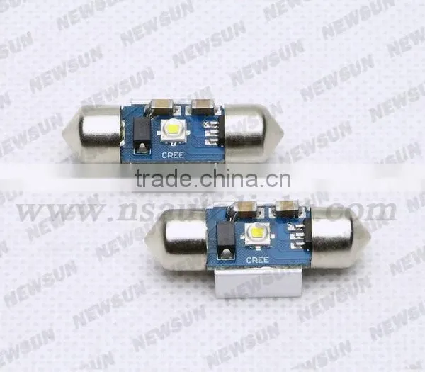 Canbus LED Festoon Light 31mm C5W 1 LEDS C Ree XPE Sink for All Cars photo-3