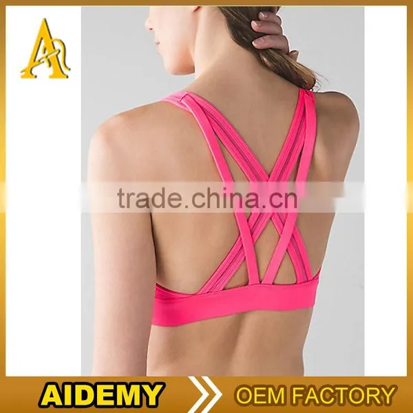 Womens Seamless Sports Bra With Removable Cups photo-2