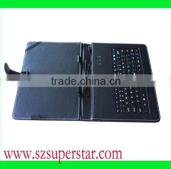 10.1 Tablet Leather Case With Keyboard