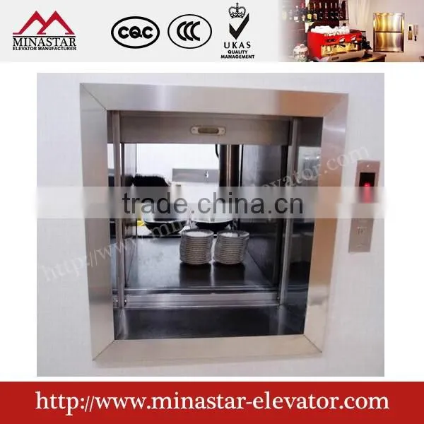 Food Lift Restaurant Elevator Kitchen Elevator dumbwaiter traction machine