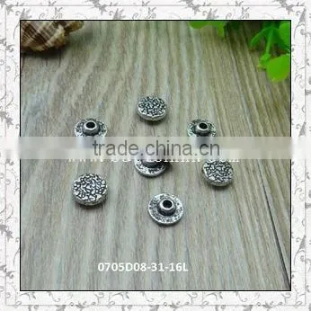 Garment accessories metal tube rivet