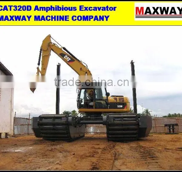 2015 NEW ! MAX250PU Amphibious Pontoon Undercarriage With Side Pontoon and Hydraulic Spud , Suitable to 24 to 27Ton Excavators photo-3