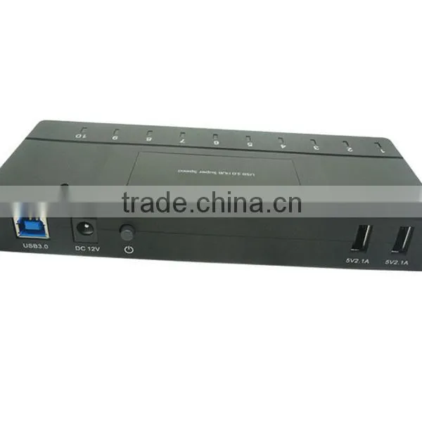 Super Speed Multi USB 3.0 10-Port Hub External Powered With Adaper photo-5