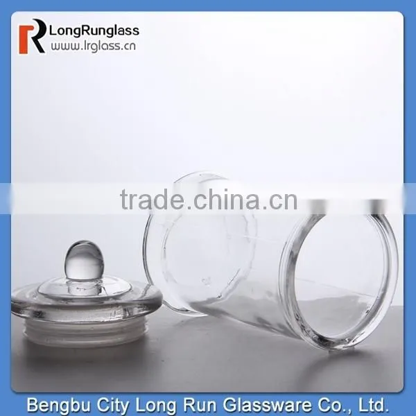 LongRun Maufacturer Blank Glass Cylindrical Storage Jar photo-2