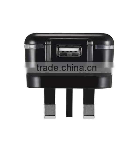 5V 2.4A High Light PC Travel Adapter With CE/BS photo-2