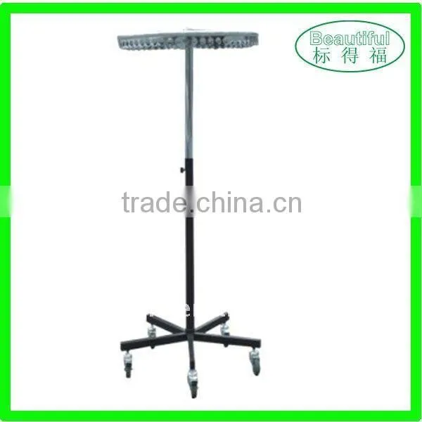 Metal Hanging Adjustable Spinning Scarf Display Rack/stand
