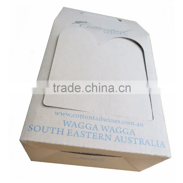China Wholesale Eco Friendly Brown Kraft Gift Box for Wine photo-3