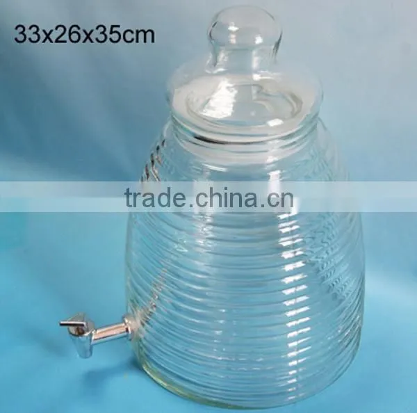 12L Glass Drink Dispenser With Tap photo-2