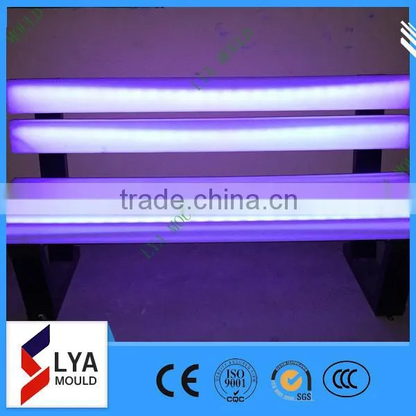 New LED Park Bench Garden Chair Plastic Material photo-5
