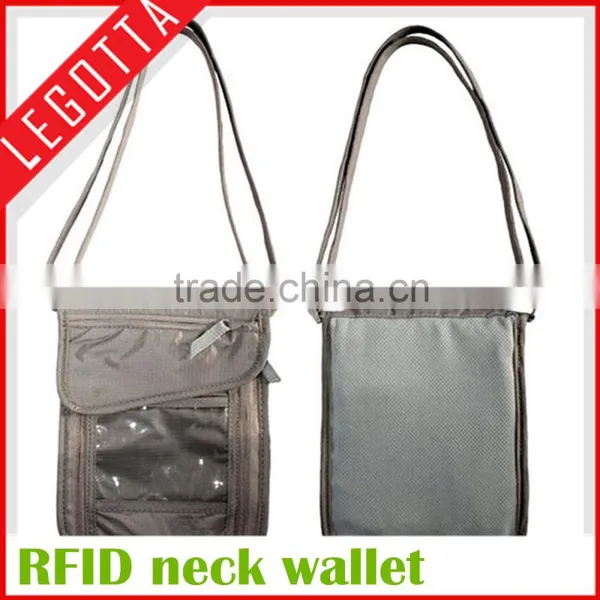 Fashionable New Design Holder Hidden RFID Neck Wallet for Travel 2016 photo-2