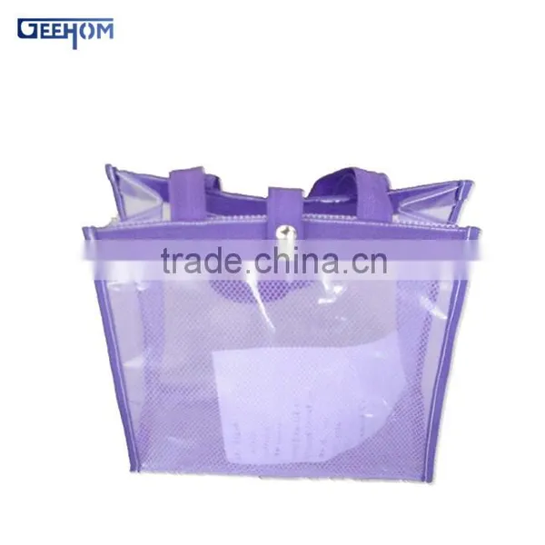 Transparent Pvc Zipper Bag With Handle Custom Waterproof Pvc Beach Bag photo-2