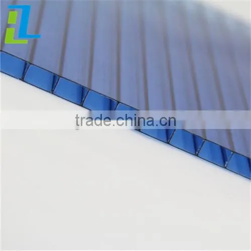 Bicycle Shelter Lake Blue 8mm Polycarbonate Hollow Sheet for Sunlight Resistance photo-2